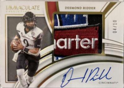Desmond Ridder [Patch Autograph Bowl Logo 4] #55
