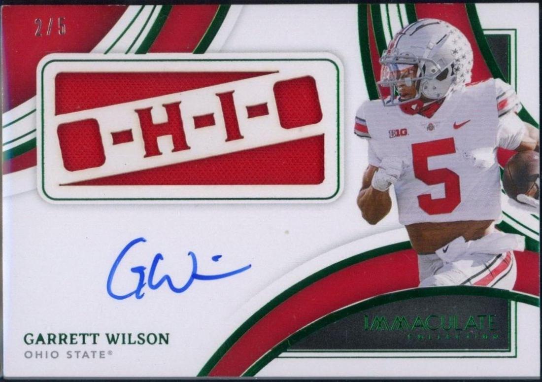 Garrett Wilson [Patch Autograph Brand Logo] #70