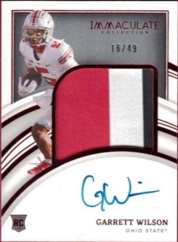 Garrett Wilson [Patch Autograph Ruby] #70