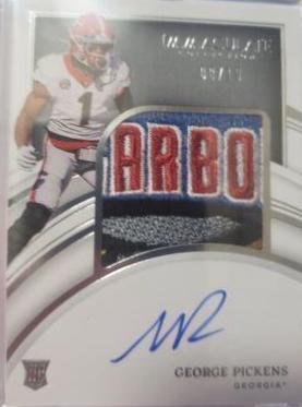 George Pickens [Patch Autograph Bowl Logo 3] #76