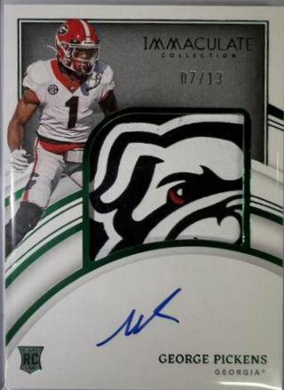 George Pickens [Patch Autograph Emerald] #76