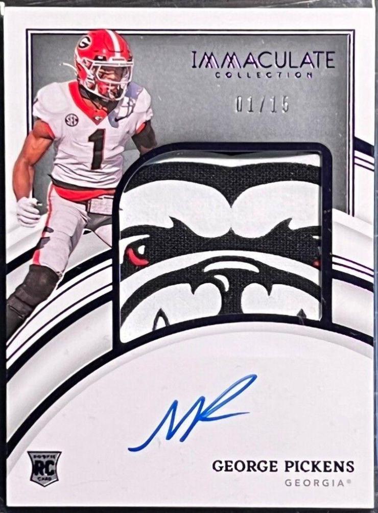 George Pickens [Patch Autograph Purple] #76