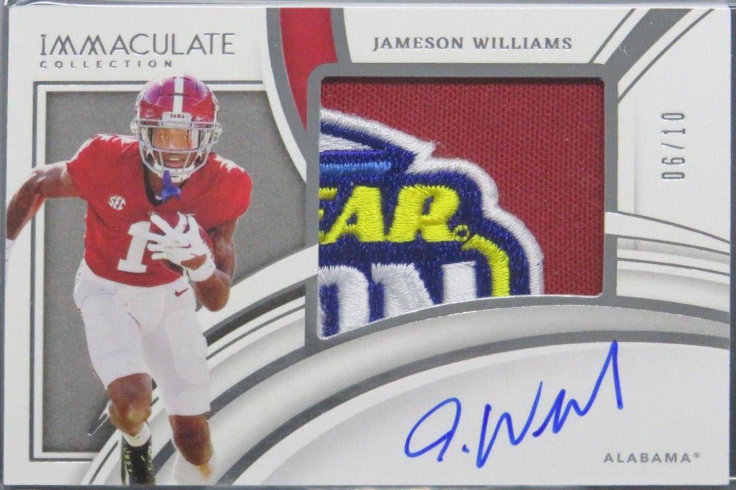 Jameson Williams [Patch Autograph Bowl Logo 1] #73