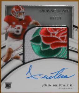 John Metchie III [Patch Autograph Bowl Logo 3] #74