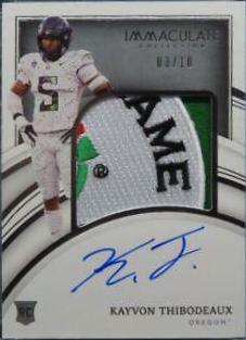 Kayvon Thibodeaux [Patch Autograph Bowl Logo 3] #51