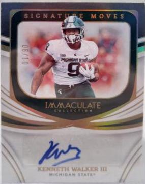 Kenneth Walker III [Patch Autograph Gold] #65