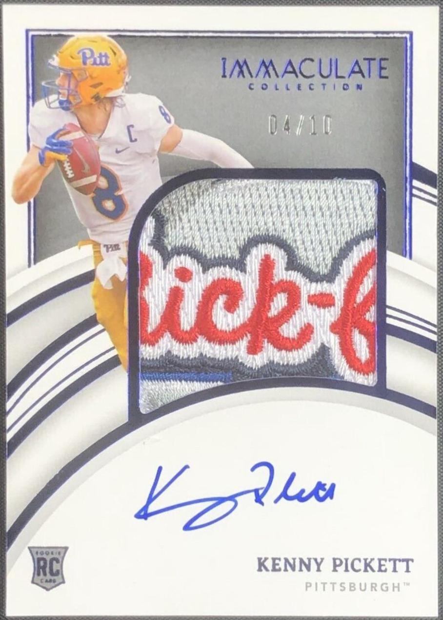 Kenny Pickett [Patch Autograph Bowl Logo 3] #56