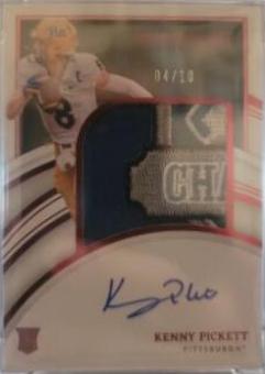 Kenny Pickett [Patch Autograph Bowl Logo 4] #56