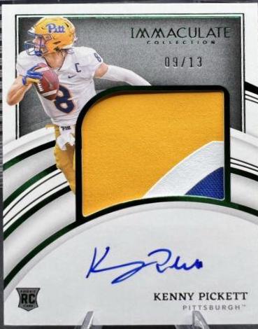 Kenny Pickett [Patch Autograph Emerald] #56