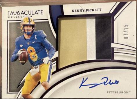 Kenny Pickett [Patch Autograph Purple] #56