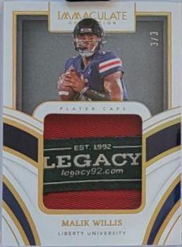 Malik Willis [Patch Autograph Gold] #67