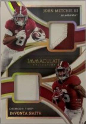 John Metchie III, DeVonta Smith [Gold] #IDJ-JME