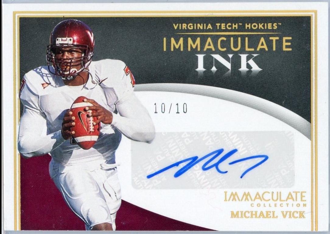 Michael Vick [Gold] #IN-MVI