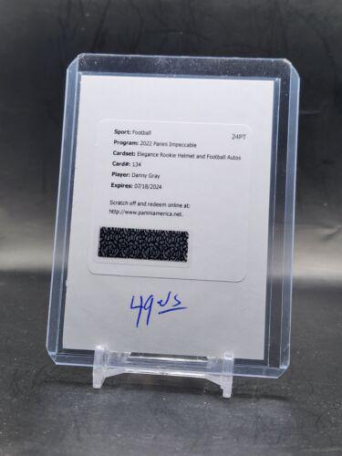 Danny Gray [Helmet Football Autograph] #134