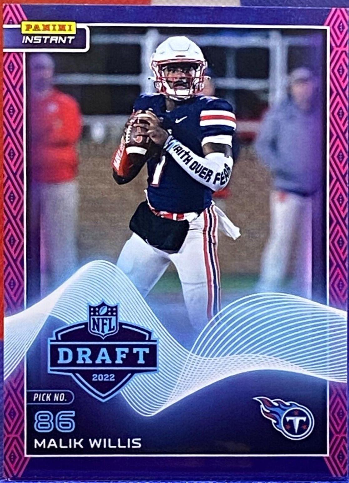 Malik Willis [Purple & Pink] #25