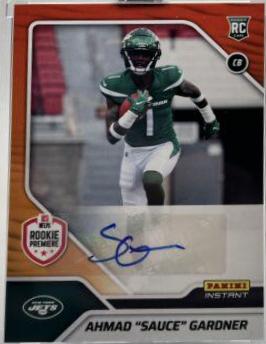 Ahmad 'Sauce' Gardner [Orange Autograph] #FL3