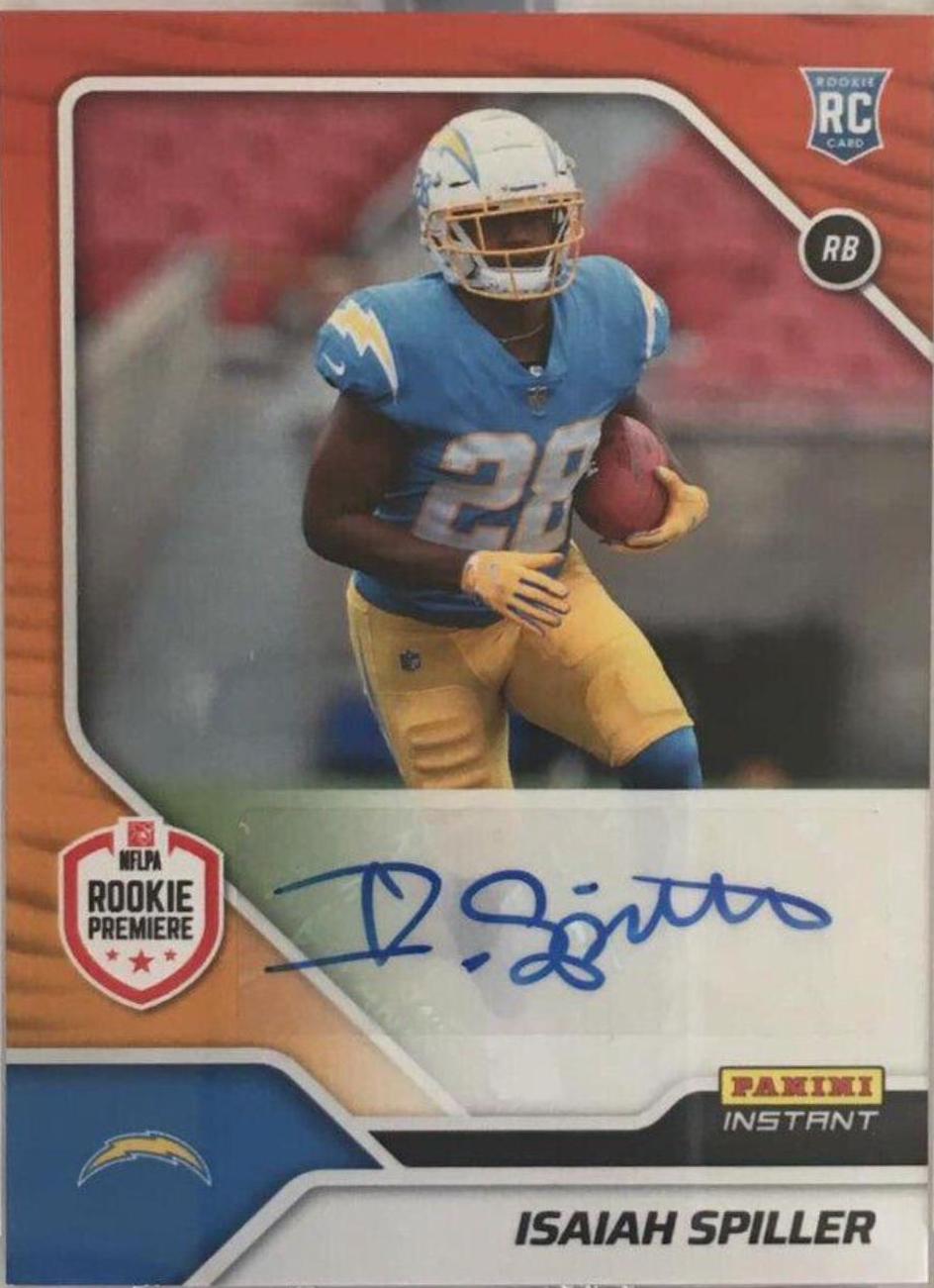 Isaiah Spiller [Orange Autograph] #FL34