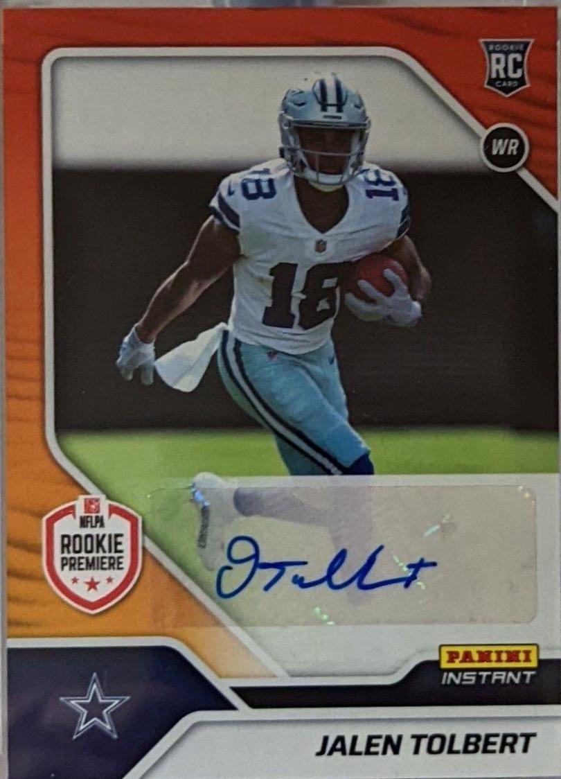 Jalen Tolbert [Orange Autograph] #FL26