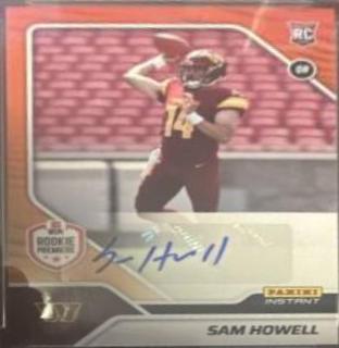 Sam Howell [Orange Autograph] #FL41