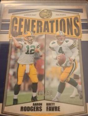 Aaron Rodgers, Brett Favre [Blue] #G-3