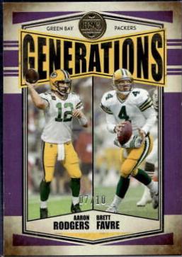 Aaron Rodgers, Brett Favre [Violet] #G-3