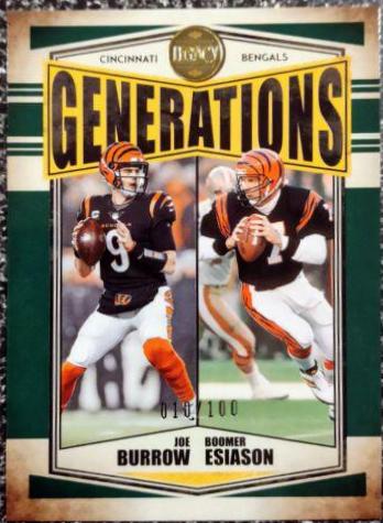 Boomer Esiason, Joe Burrow [Green] #G-1
