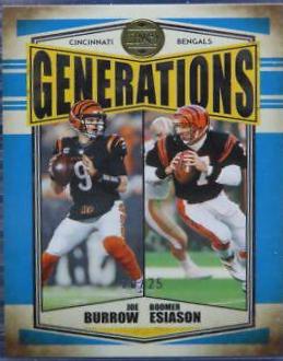 Boomer Esiason, Joe Burrow [Indigo] #G-1