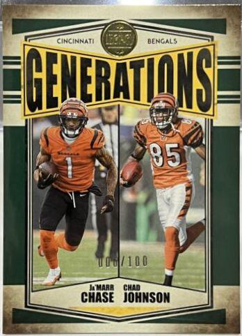 Chad Johnson, Ja'Marr Chase [Green] #G-10