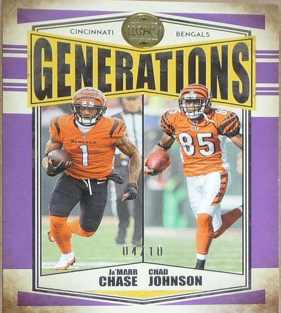 Chad Johnson, Ja'Marr Chase [Violet] #G-10