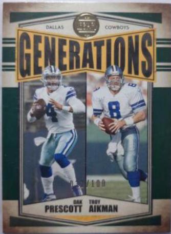 Dak Prescott, Troy Aikman [Green] #G-8
