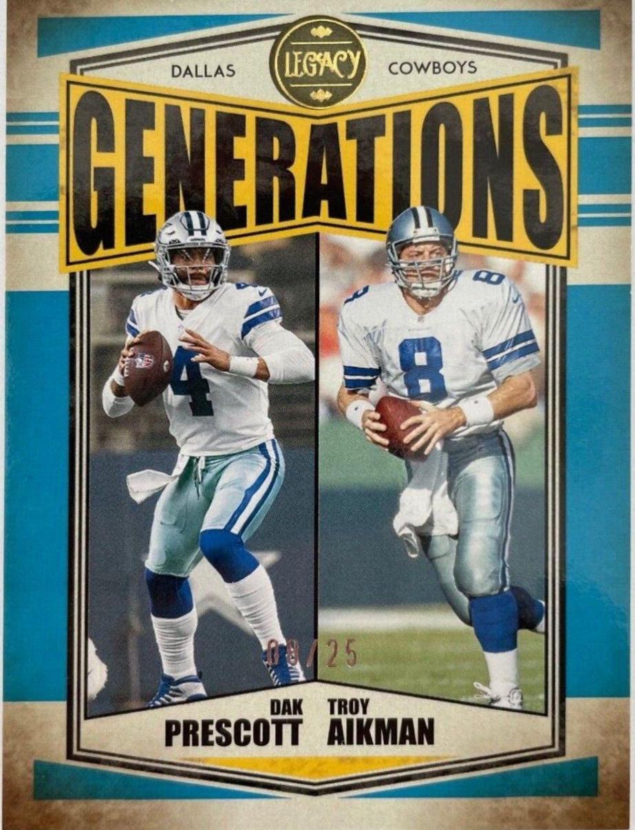 Dak Prescott, Troy Aikman [Indigo] #G-8