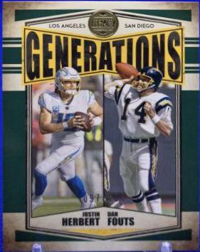 Dan Fouts, Justin Herbert [Green] #G-5