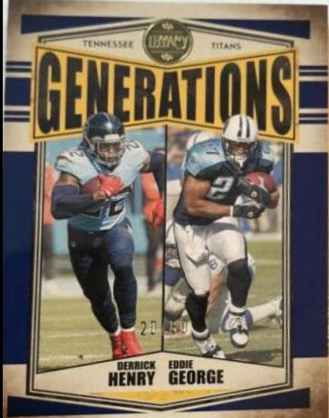 Derrick Henry, Eddie George [Blue] #G-7