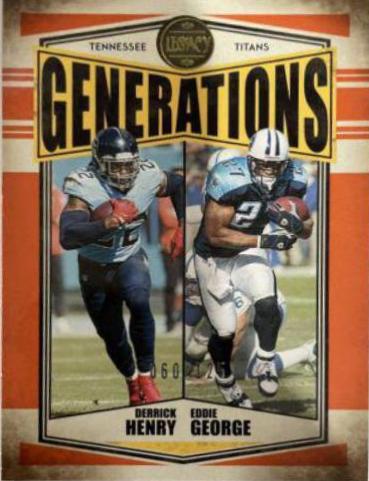 Derrick Henry, Eddie George [Orange] #G-7