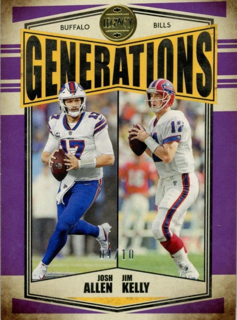 Jim Kelly, Josh Allen [Violet] #G-2