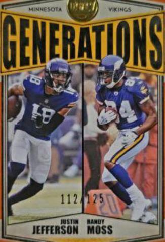 Justin Jefferson, Randy Moss [Orange] #G-4
