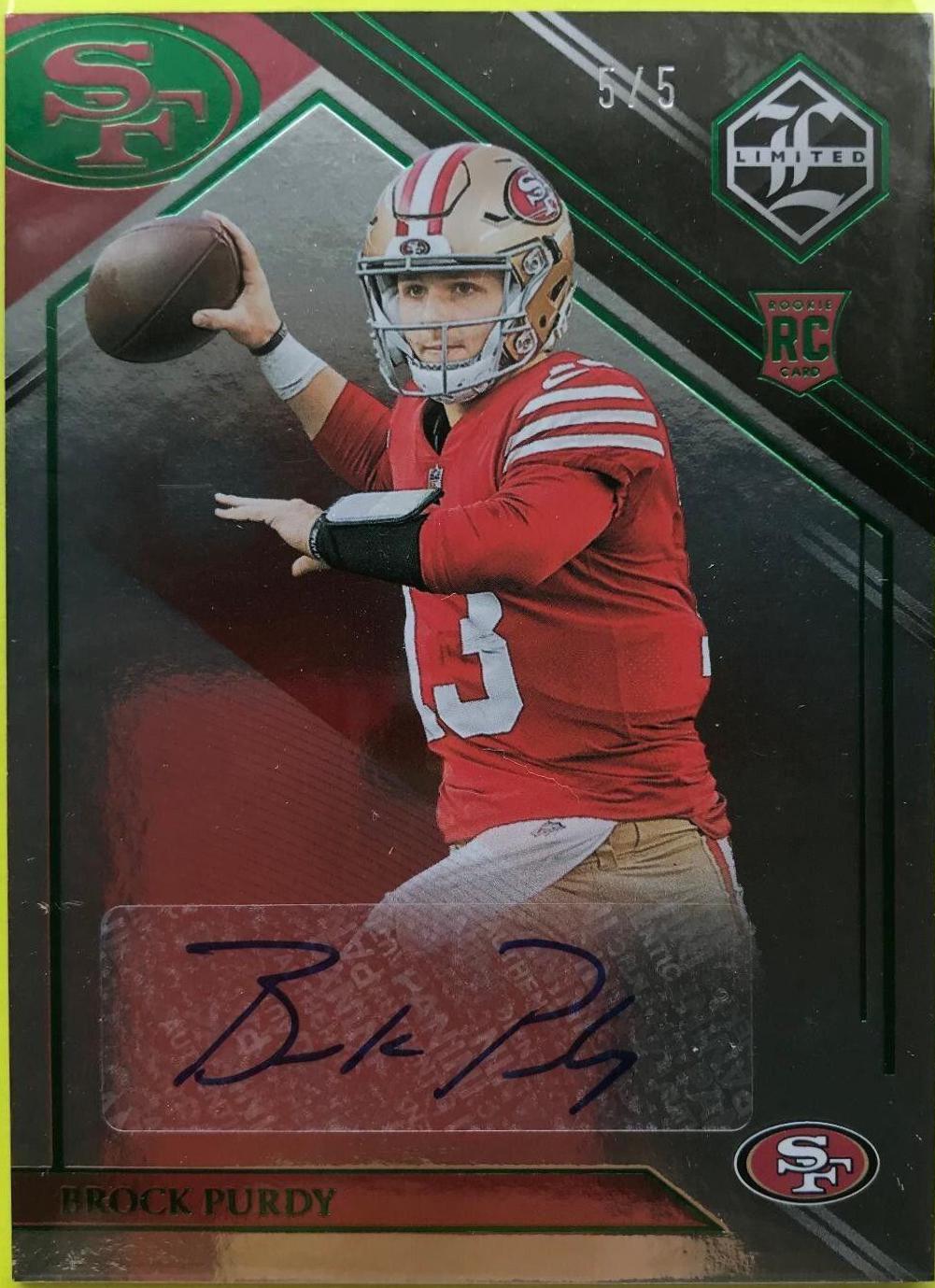 Brock Purdy [Autograph Emerald] #192
