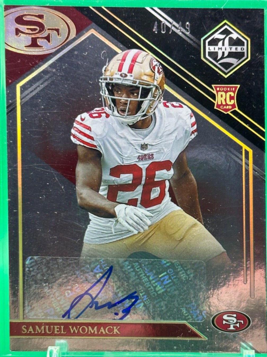 Samuel Womack [Autograph Gold] #216