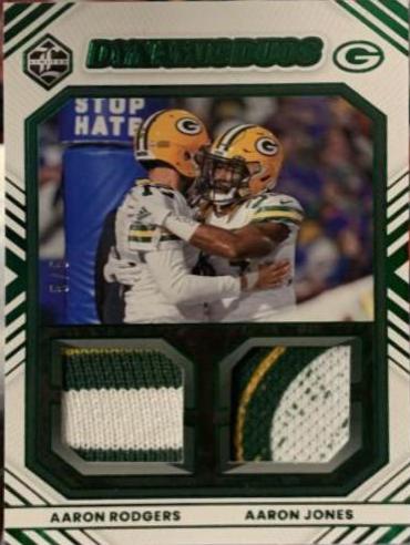 Aaron Rodgers, Aaron Jones [Emerald] #DD-GB1