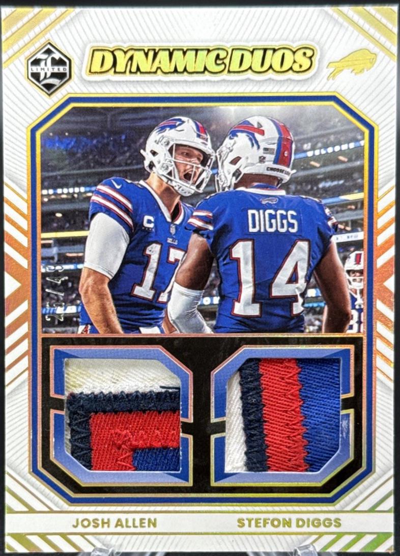 Josh Allen, Stefon Diggs [Gold] #DD-BUF