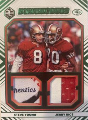 Steve Young, Jerry Rice [Emerald] #DD-SF