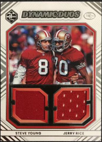 Steve Young, Jerry Rice [Silver] #DD-SF