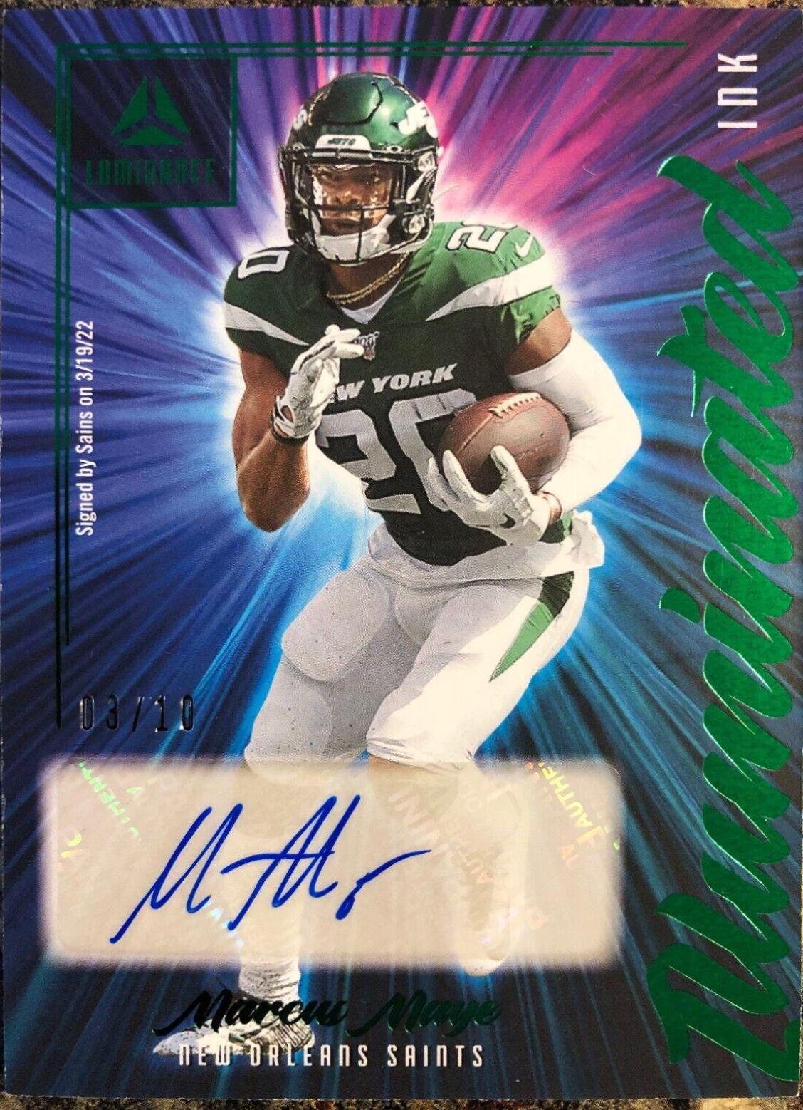 Marcus Maye [Green] #ILL-MAM
