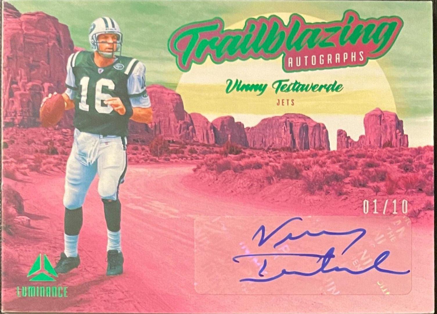 Vinny Testaverde [Green] #TBA-VTE