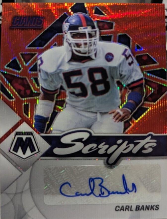 Carl Banks [Red Wave] #S-CB