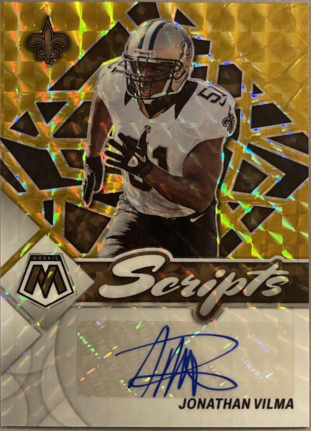 Jonathan Vilma [Gold] #S-JV