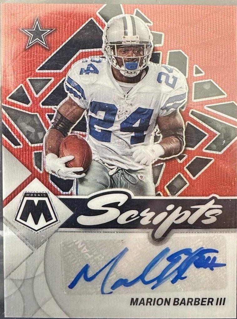 Marion Barber III [Red Wave] #S-MBA