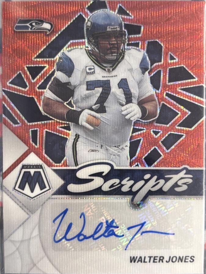 Walter Jones [Red Wave] #S-WJ