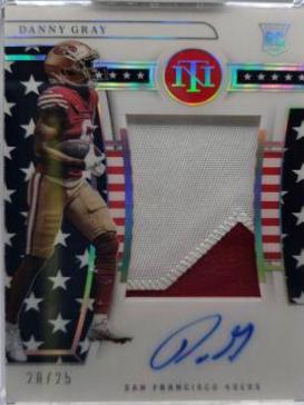 Danny Gray [Patch Autograph Stars & Stripes Holo Silver] #188
