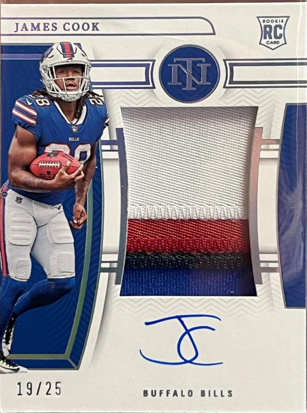James Cook [Patch Autograph Holo Silver] #163